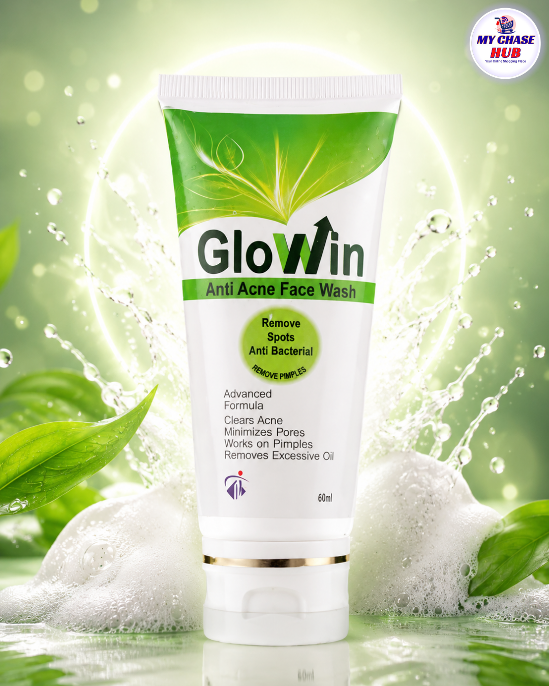 GloWin Anti Acne Face Wash with Lactic Acid