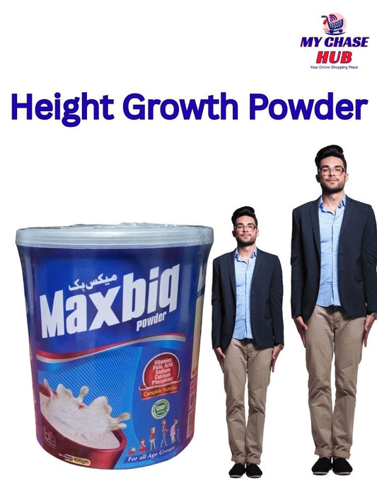 Maxbiq Height Growth Powder: Natural Height Growth Supplement for Kids and Adults