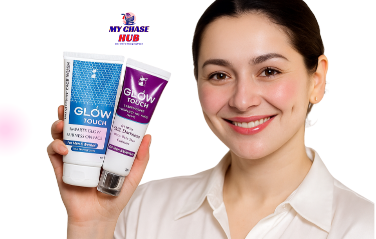Skincare Products in Pakistan at My Chase Hub store buy glow touch whitening cream and brightening facewsah 