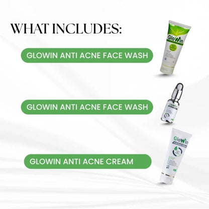 Clear Skin Acne Defense Kit | Anti Acne Face Wash, Serum & Cream