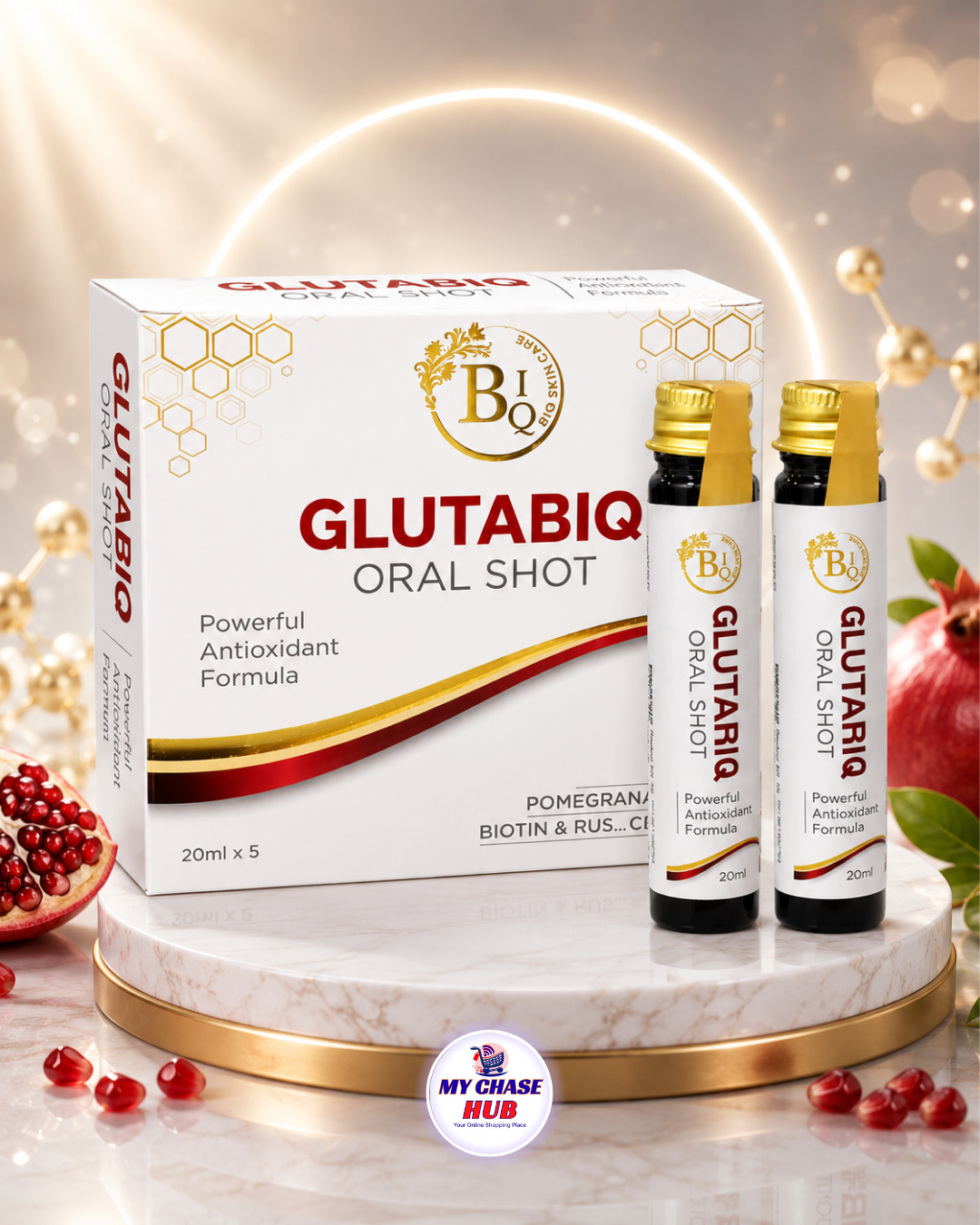 Glutabiq Glutathione Oral Shot 20ml (Pack of 5)