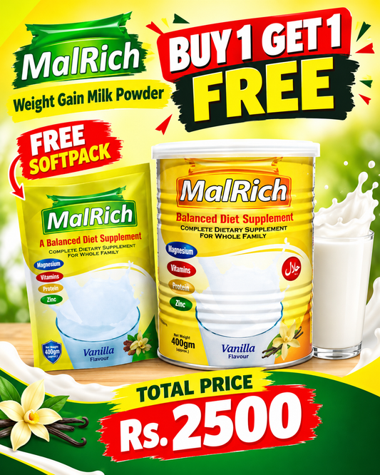 MalRich Milk Powder | Weight Gain Supplement | My Chase Hub