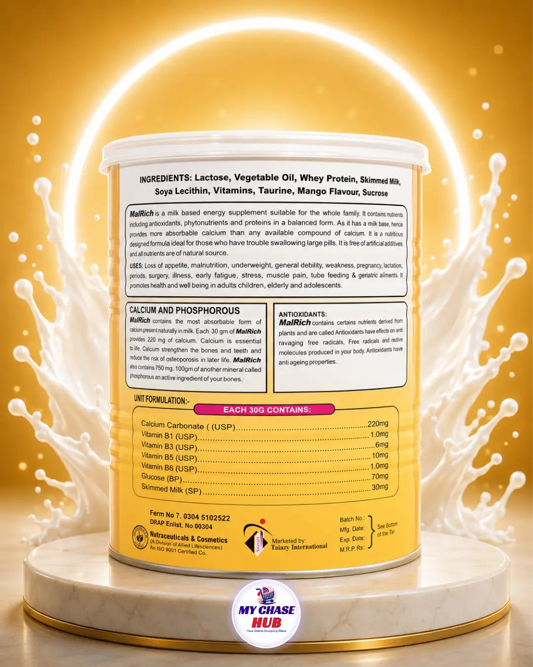 MalRich Mango Balanced Diet Supplement(500gm)