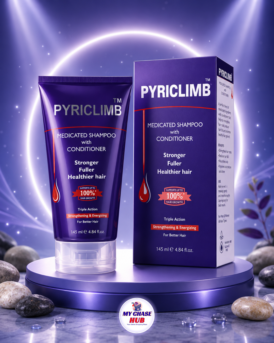 PYRICLIMB ANTI-DANDRUFF SHAMPOO | ZINC PYRITHIONE & SELENIUM SULPHIDE