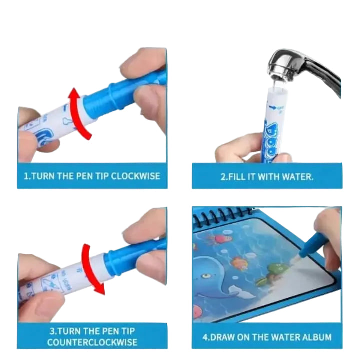 Water color magic book water color my chase