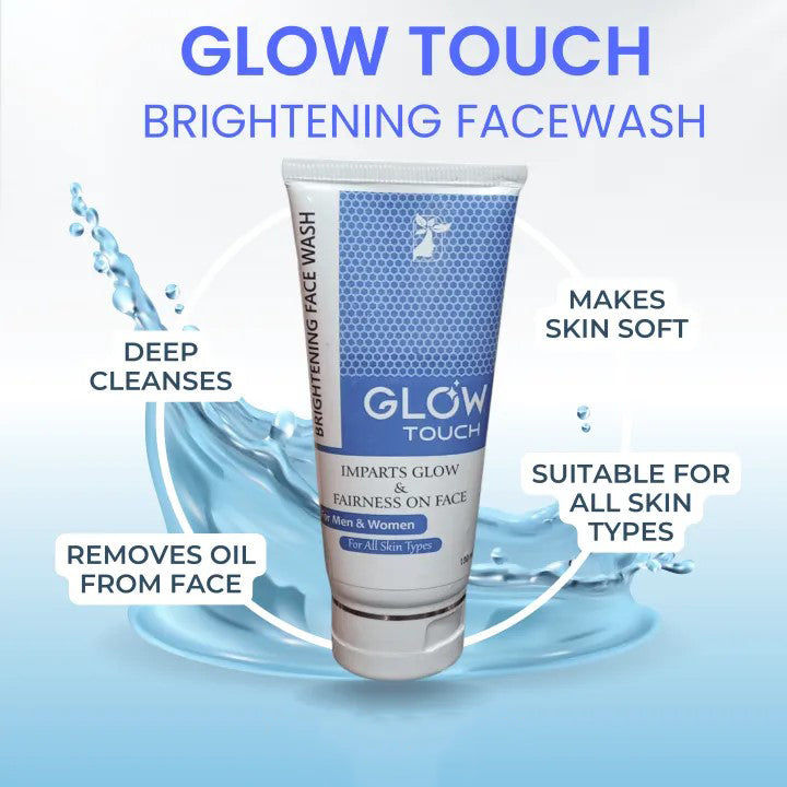 GLOWTOUCH BRIGHTENING FACE WASH WITH KOJIC ACID
