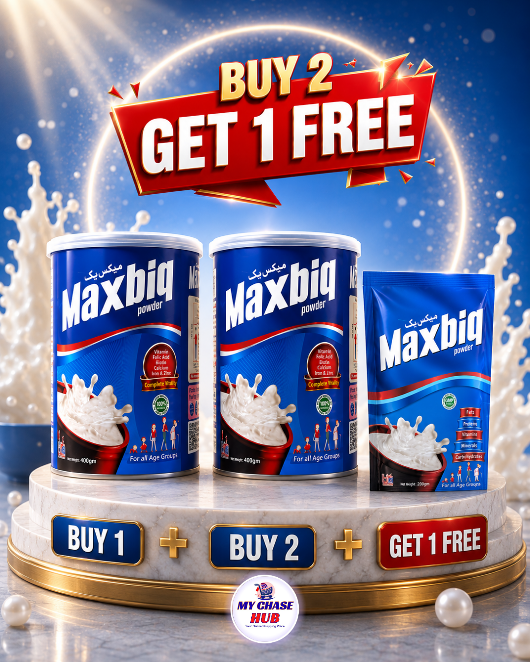 MAXBIQ HEIGHT GROWTH POWDER