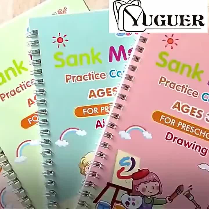 Sank Magic Practice Book for Kids (Set of 4 Books)